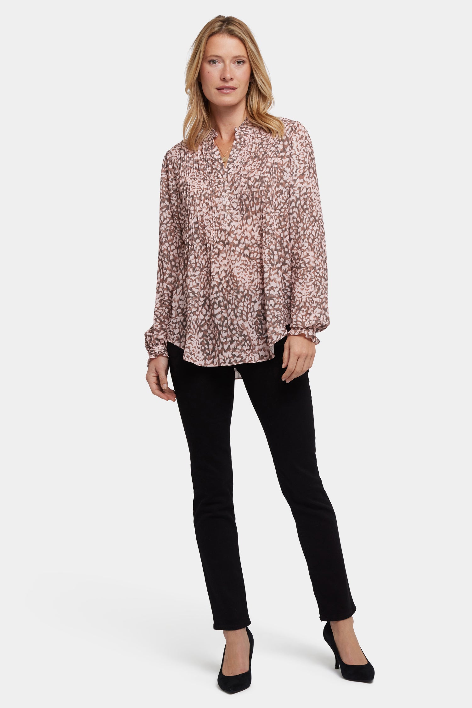 Pleated Front Tunic - Delacroix | NYDJ