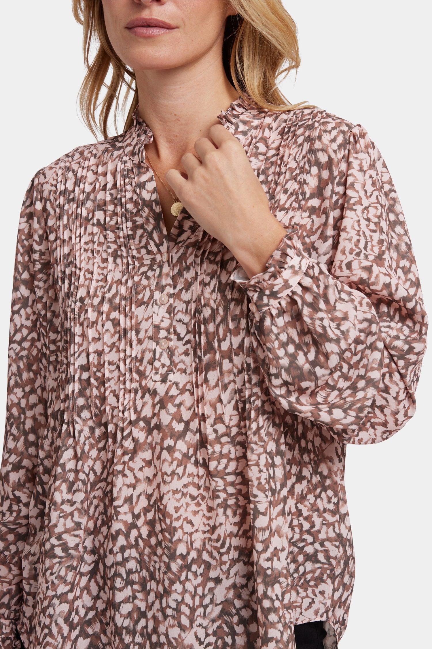 NYDJ Pleated Front Tunic  - Delacroix