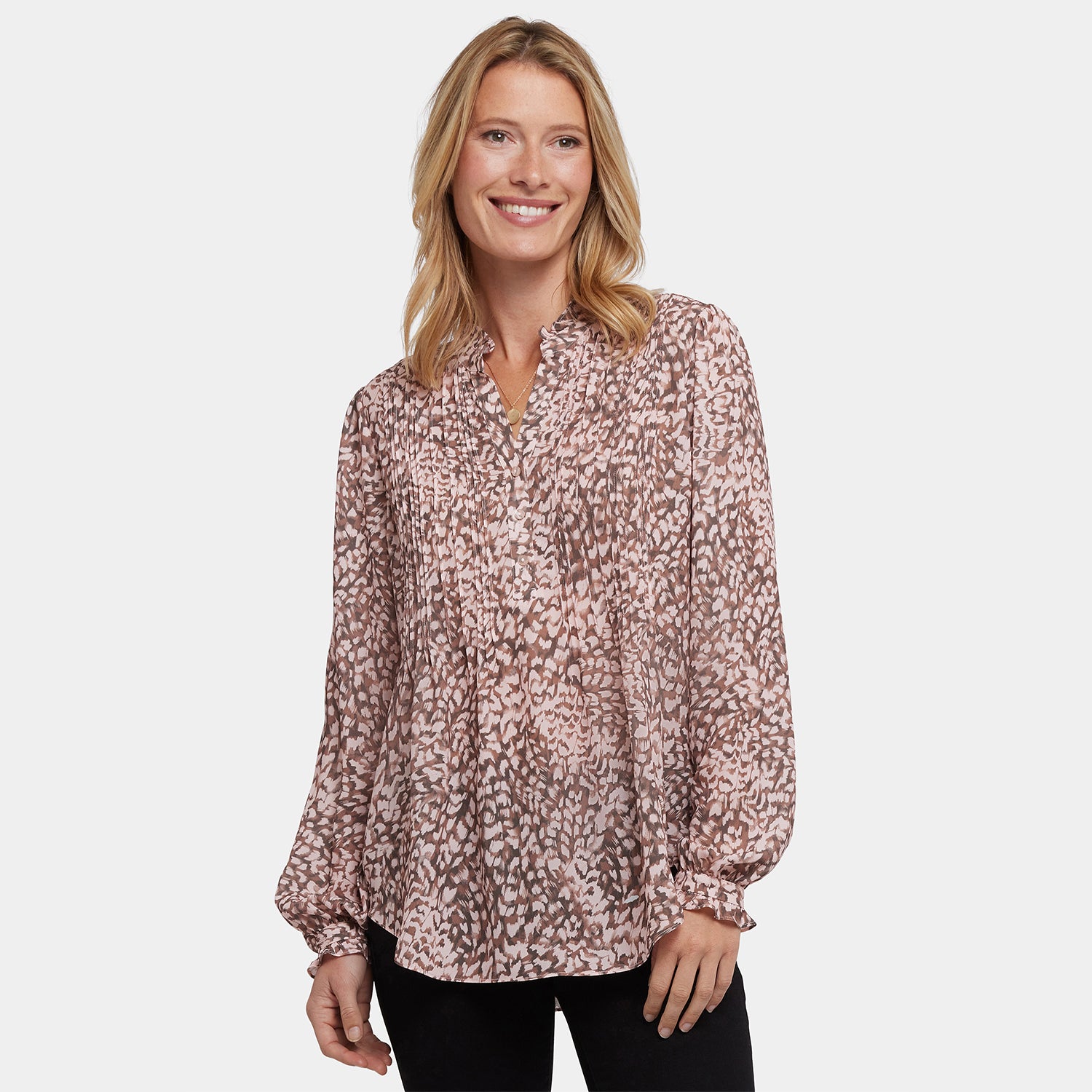 Pleated Front Tunic - Delacroix | NYDJ
