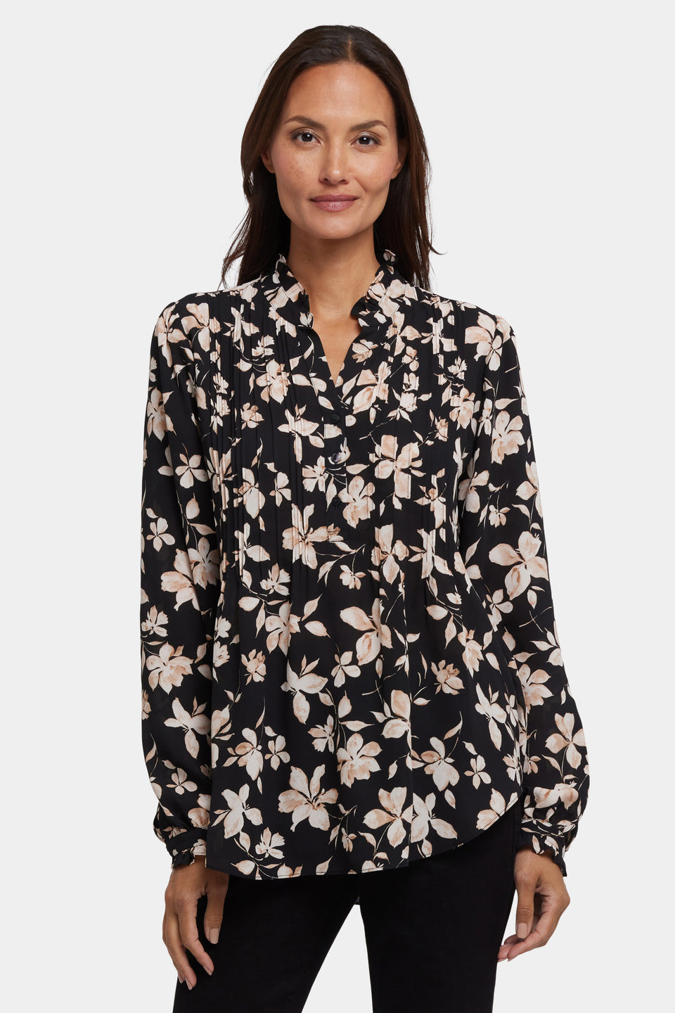 Pleated Front Tunic - Claudette Multi | NYDJ