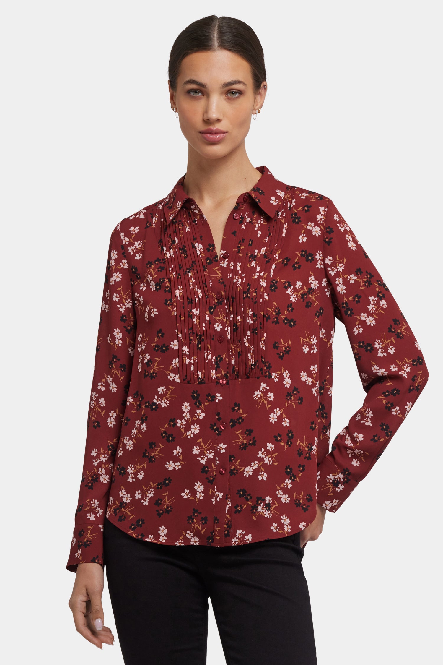 NYDJ Tuxedo Blouse  - Bienvenue