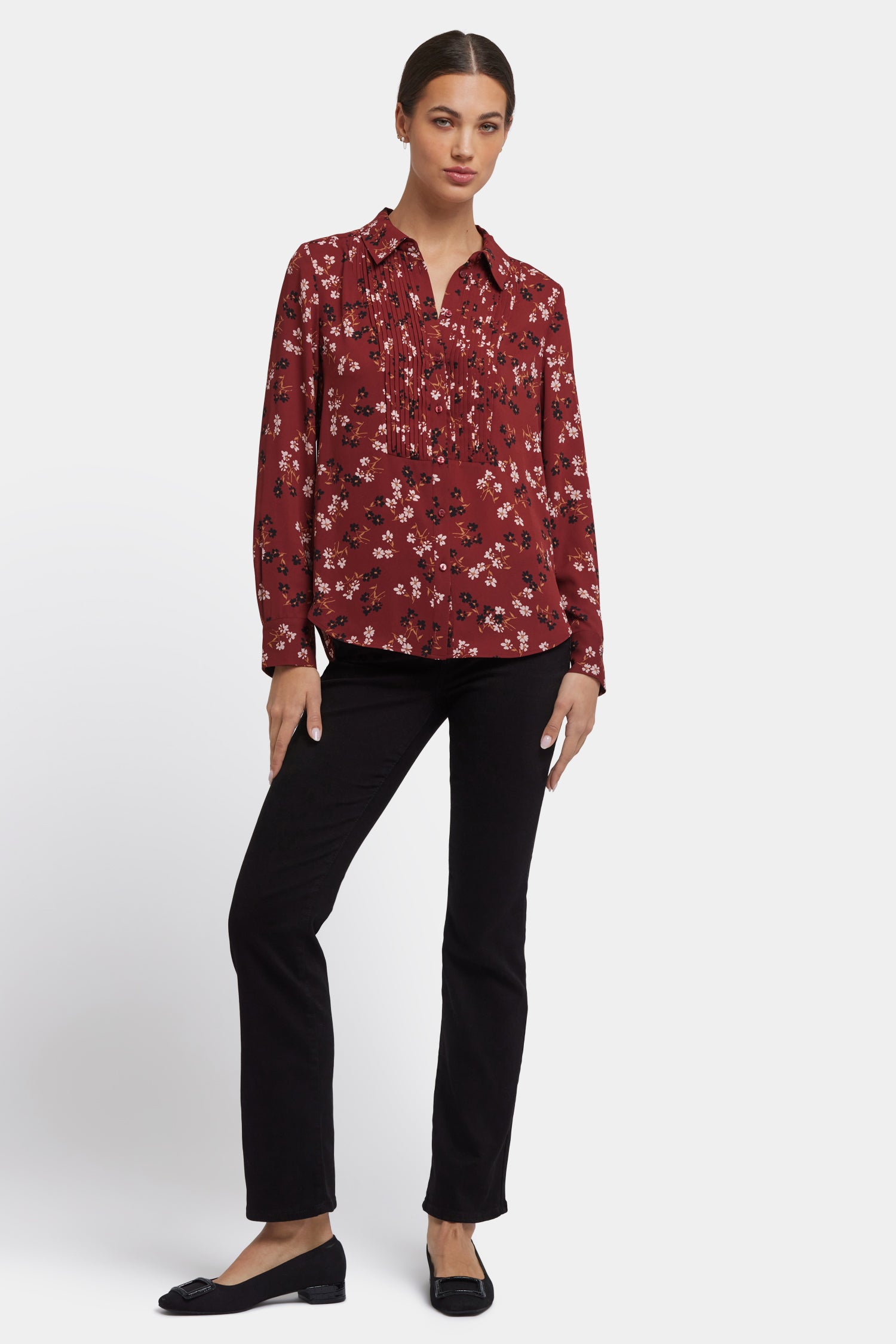 NYDJ Tuxedo Blouse  - Bienvenue
