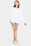 NYDJ Simone Blouse  - Optic White