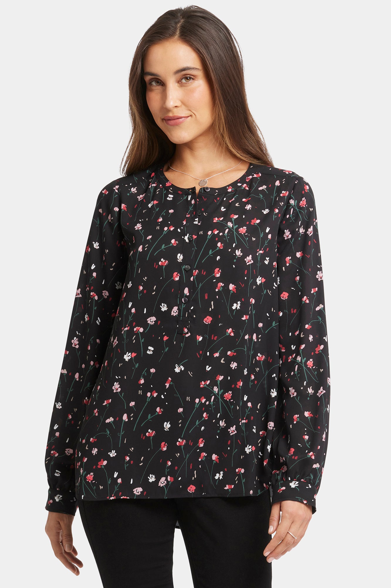 NYDJ Simone Blouse  - Maria's Meadow