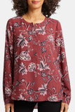 NYDJ Simone Blouse  - Rosa Blooms