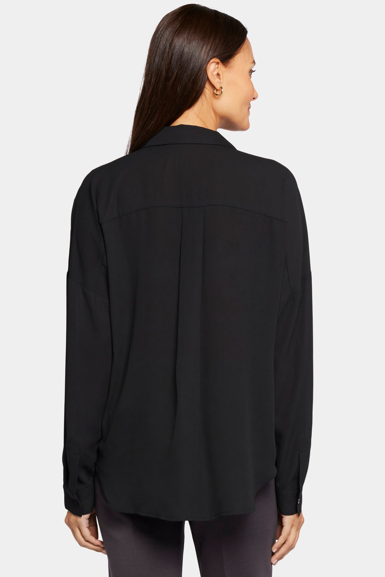 NYDJ Becky Blouse  - Black