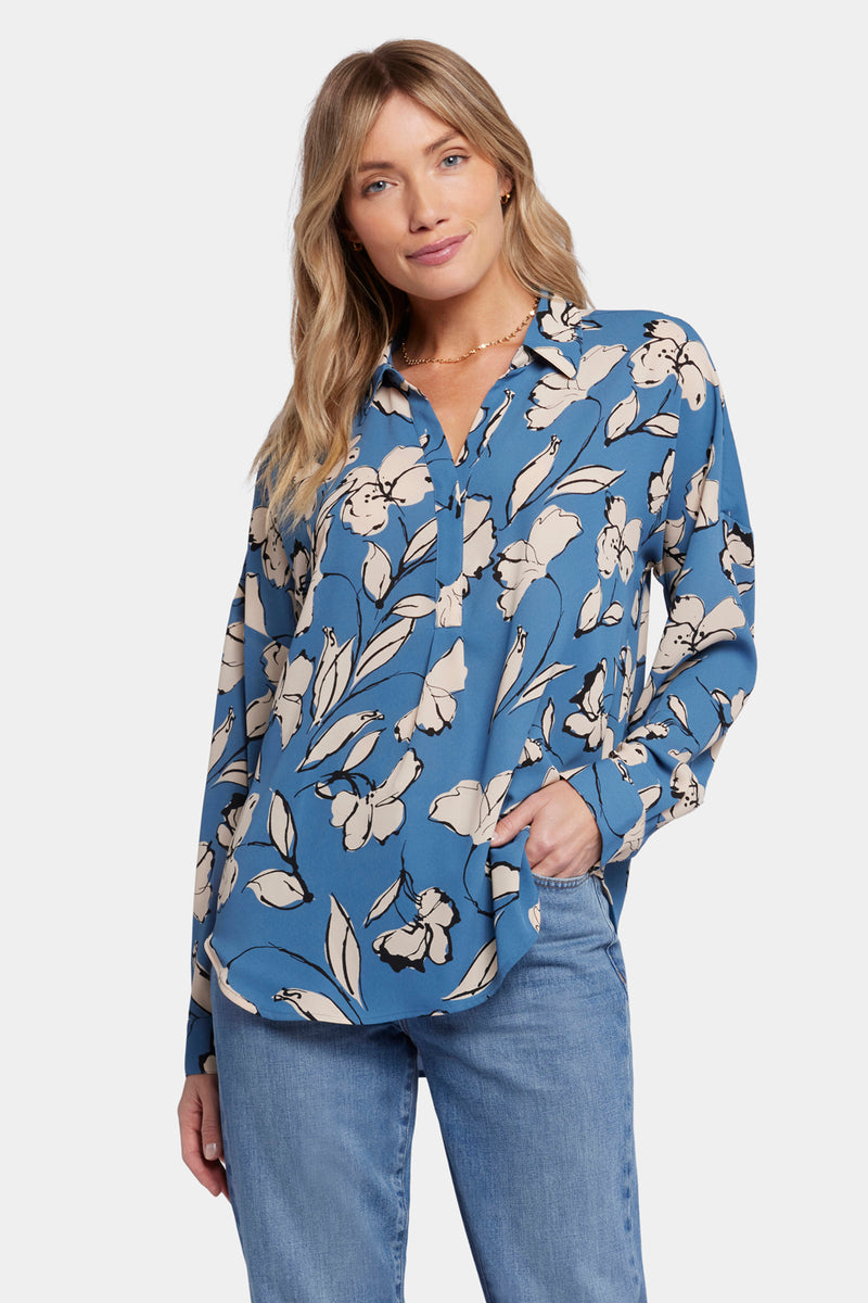 Becky Blouse - La Grande Blue | NYDJ