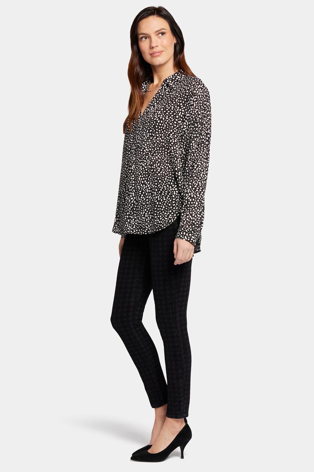 NYDJ Becky Blouse  - Dillon Dots