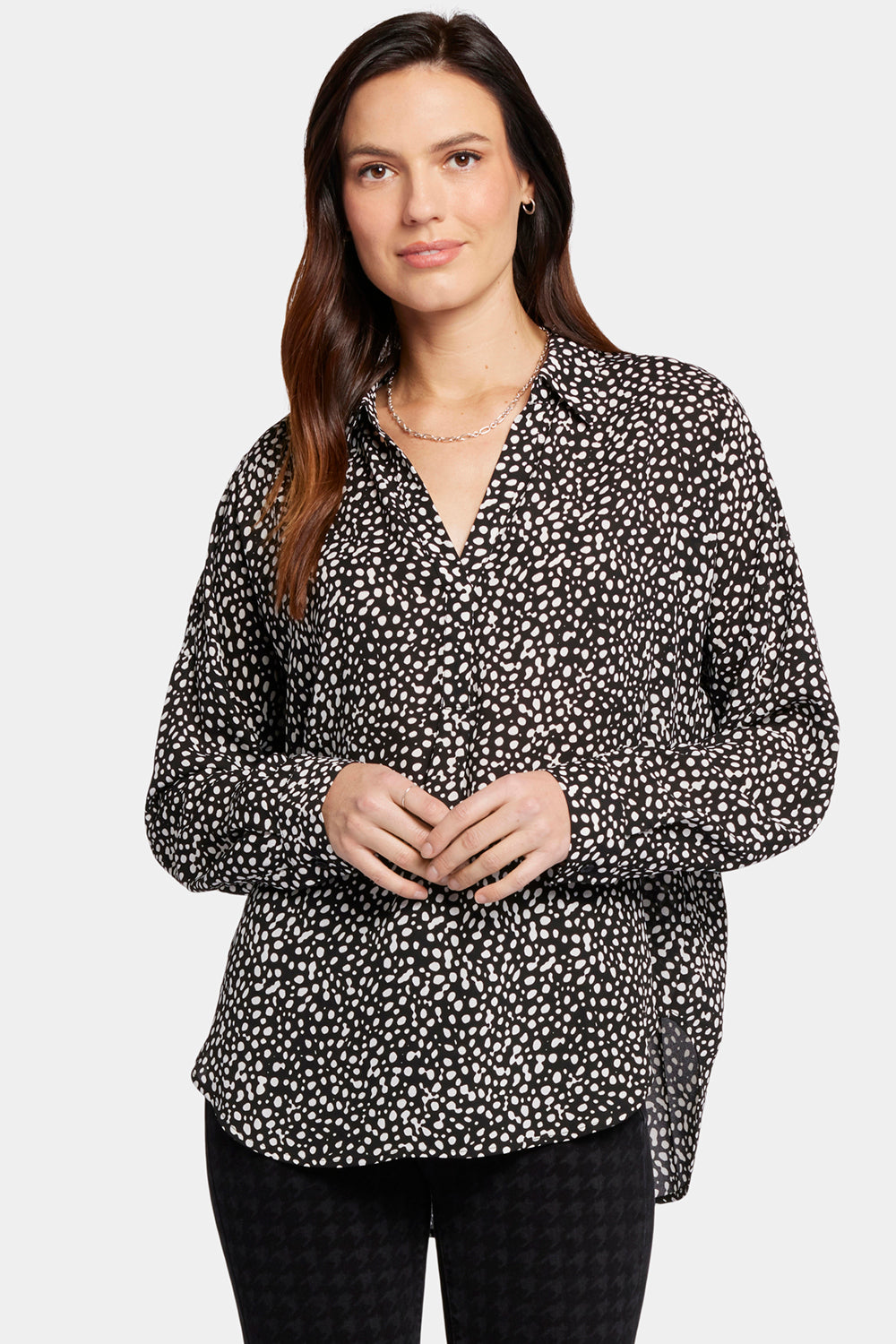 NYDJ Becky Blouse  - Dillon Dots