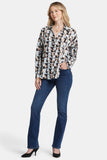 NYDJ Becky Blouse  - Light & Fog