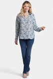 NYDJ Becky Blouse  - Alpine Valley