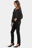Paulina Peasant Blouse - Black