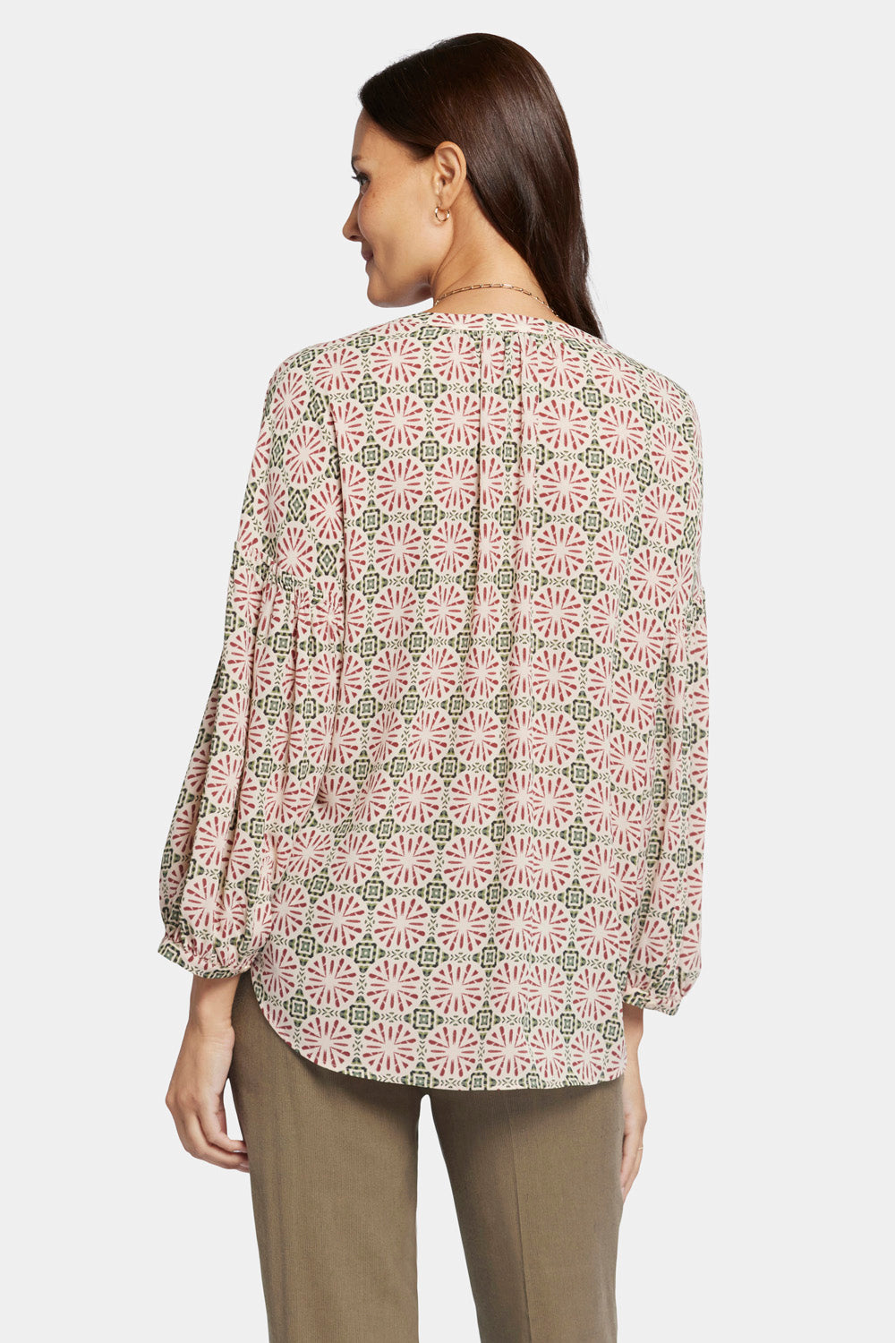 NYDJ Paulina Peasant Blouse  - Georgios Geo