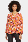 NYDJ Puff Sleeve Popover Top  - Gingervale