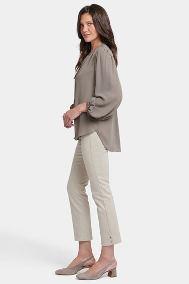 NYDJ Puff Sleeved Popover Top  - Saddlewood
