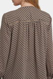 NYDJ Liliana Peasant Blouse  - Capucine Dots