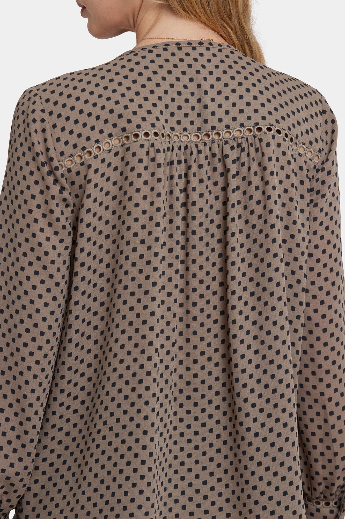 NYDJ Liliana Peasant Blouse  - Capucine Dots