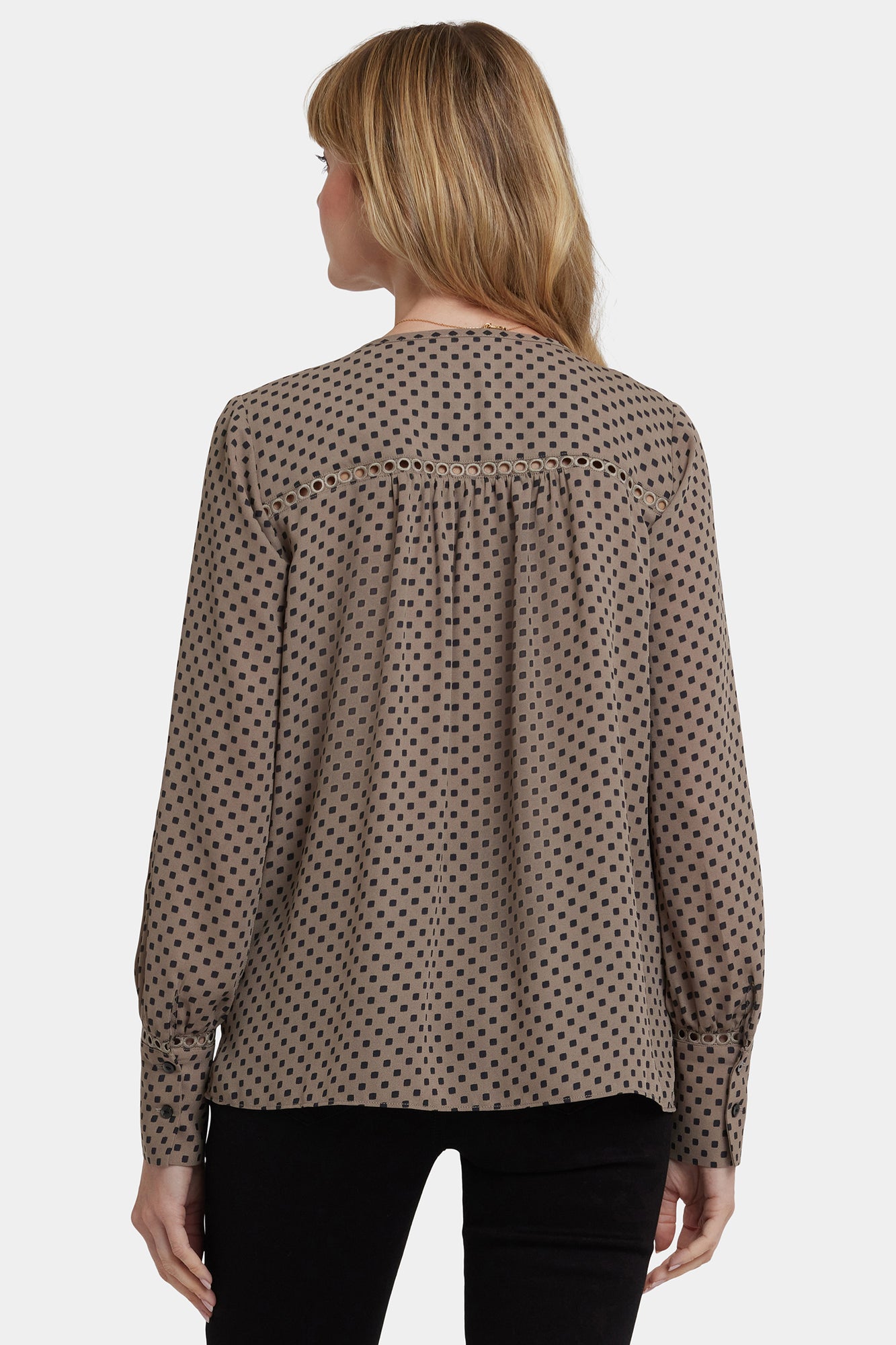 NYDJ Liliana Peasant Blouse  - Capucine Dots