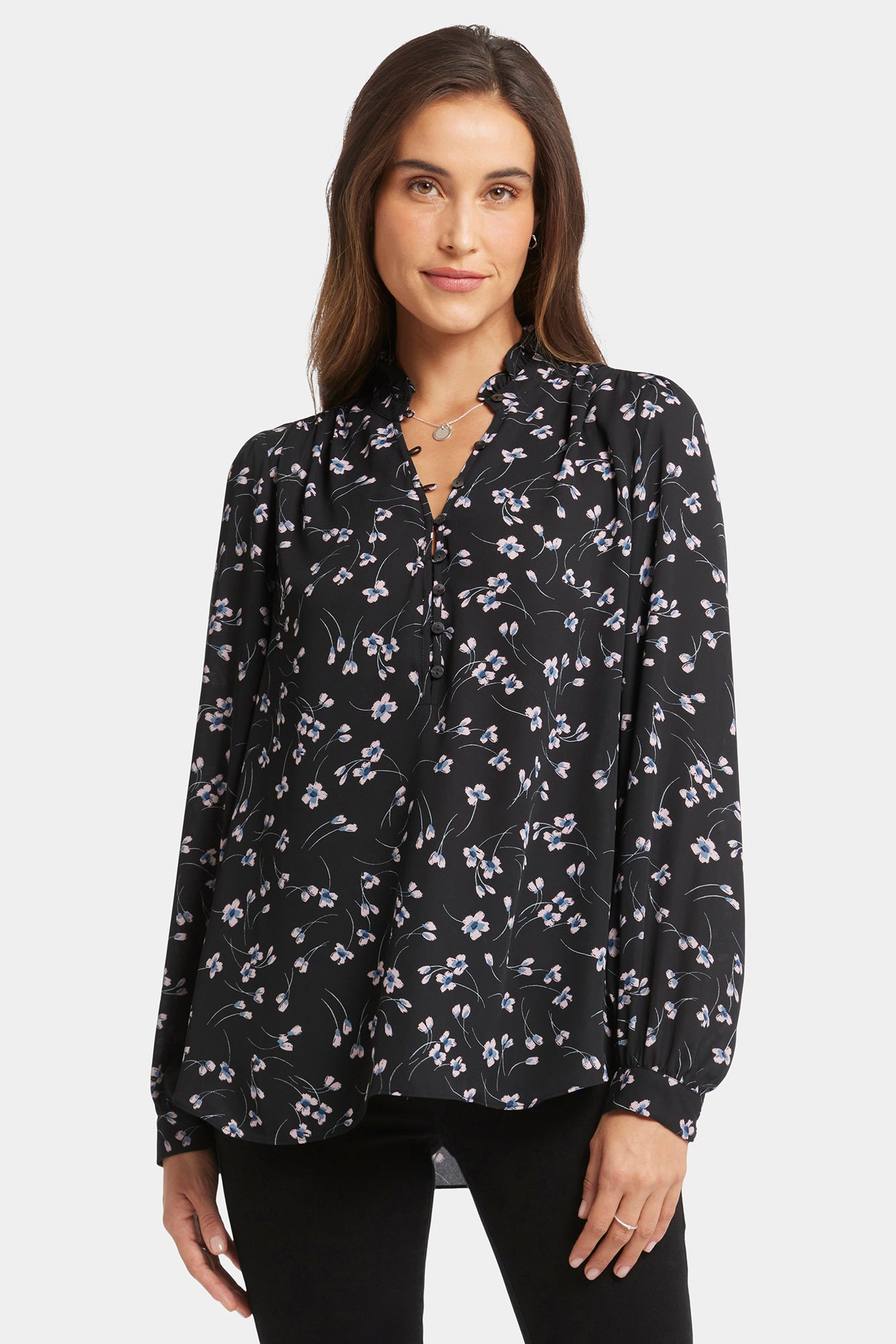 NYDJ Hannah Blouse  - Cascade Petals