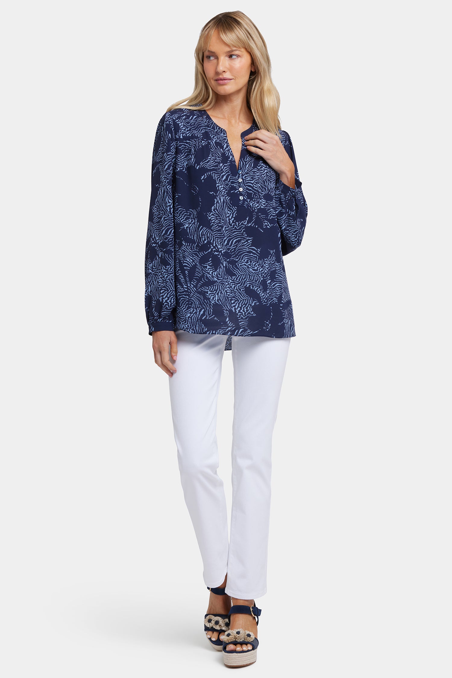 Trinity Blouse - Manuela Reina Multi | NYDJ