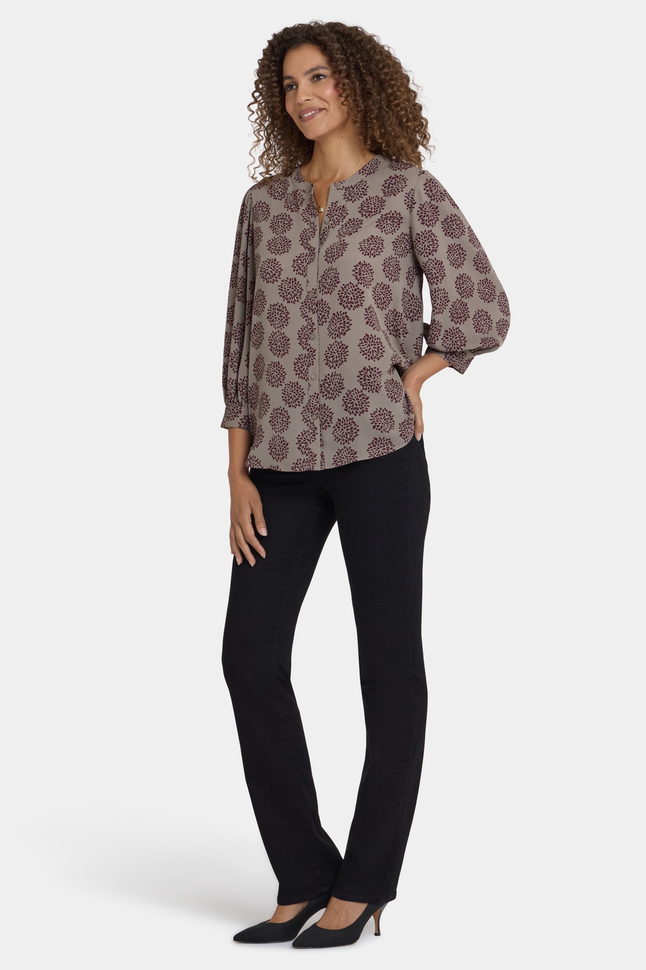 Bonnie Blouse - Valenton Purple | NYDJ