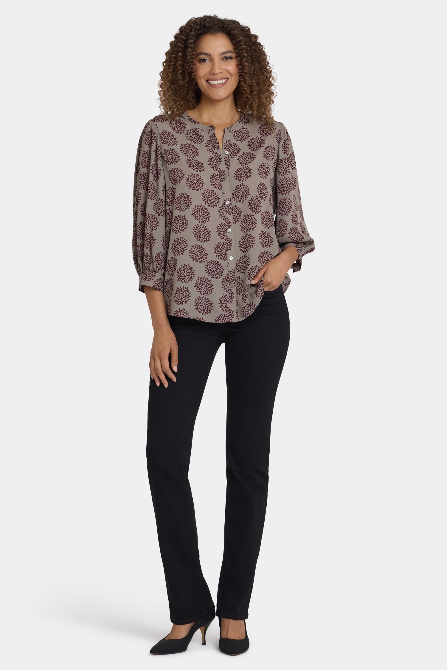 NYDJ Bonnie Blouse  - Valenton