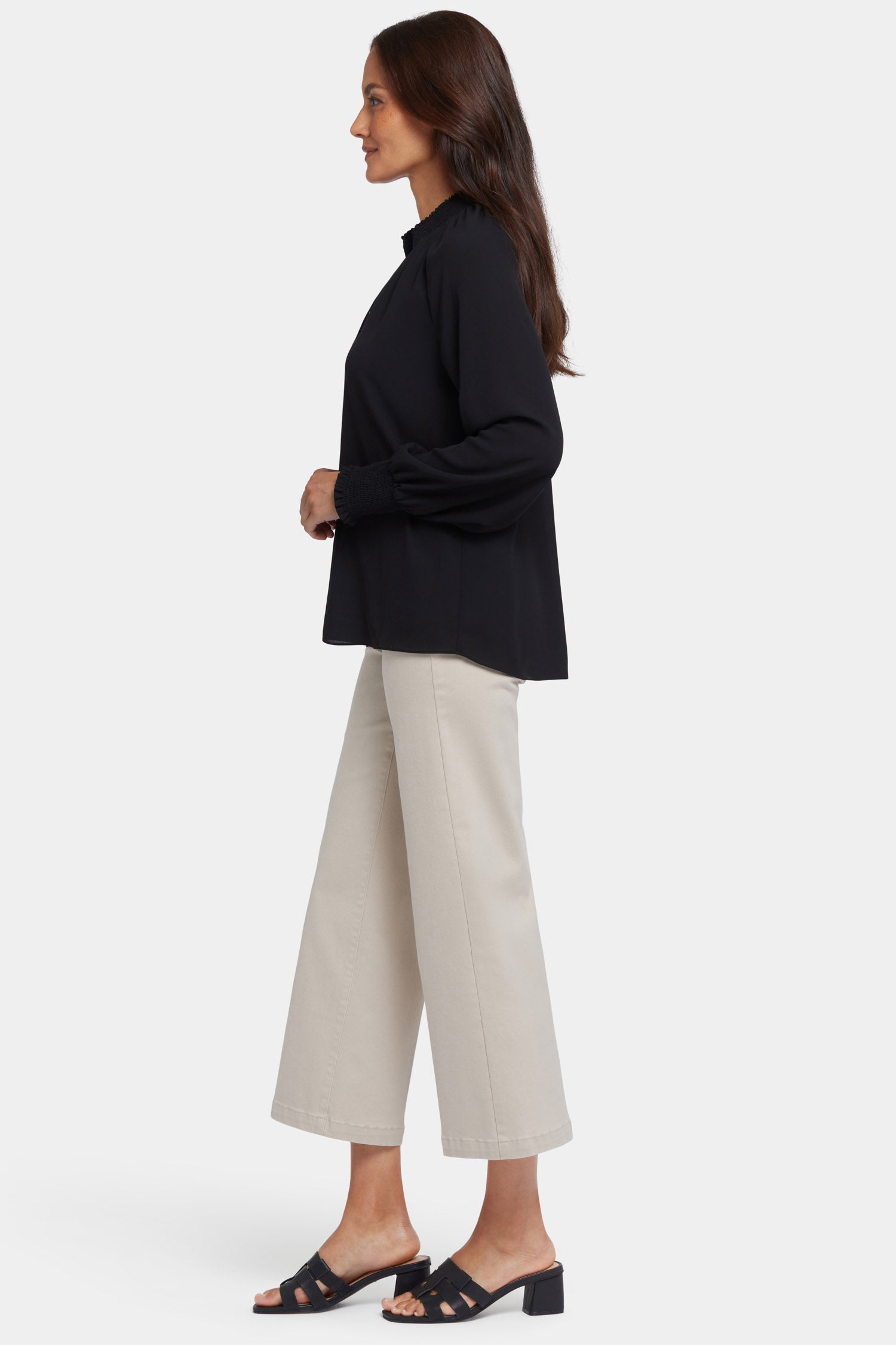 Gemma Blouse - Black Black | NYDJ