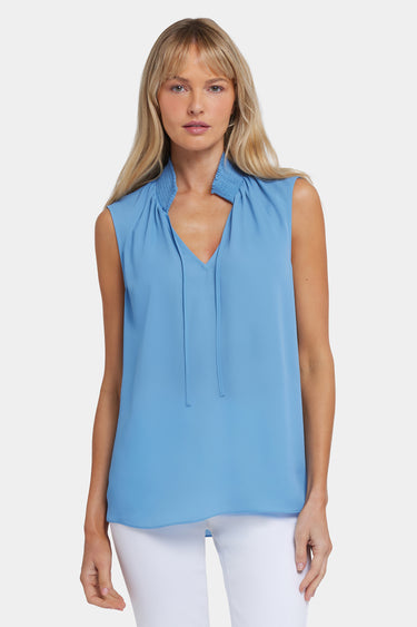 NYDJ Sleeveless Gemma Blouse  - Pacific Coast