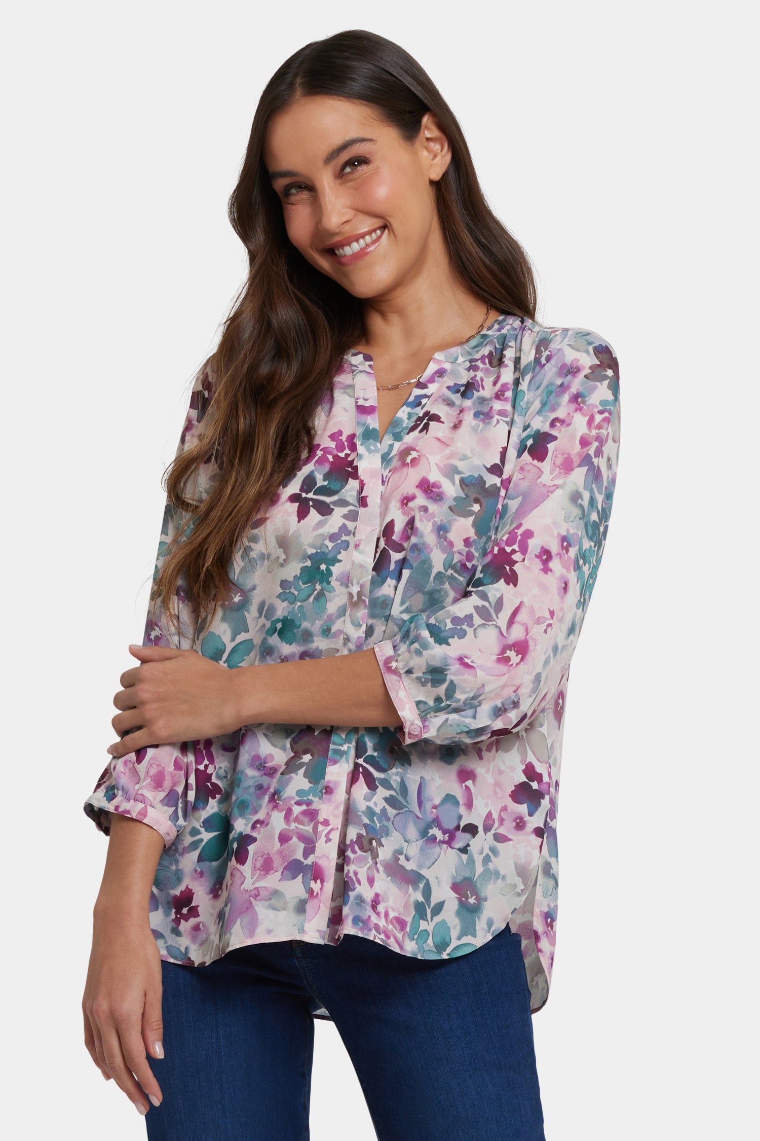 NYDJ Pintuck Blouse  - Le Marais