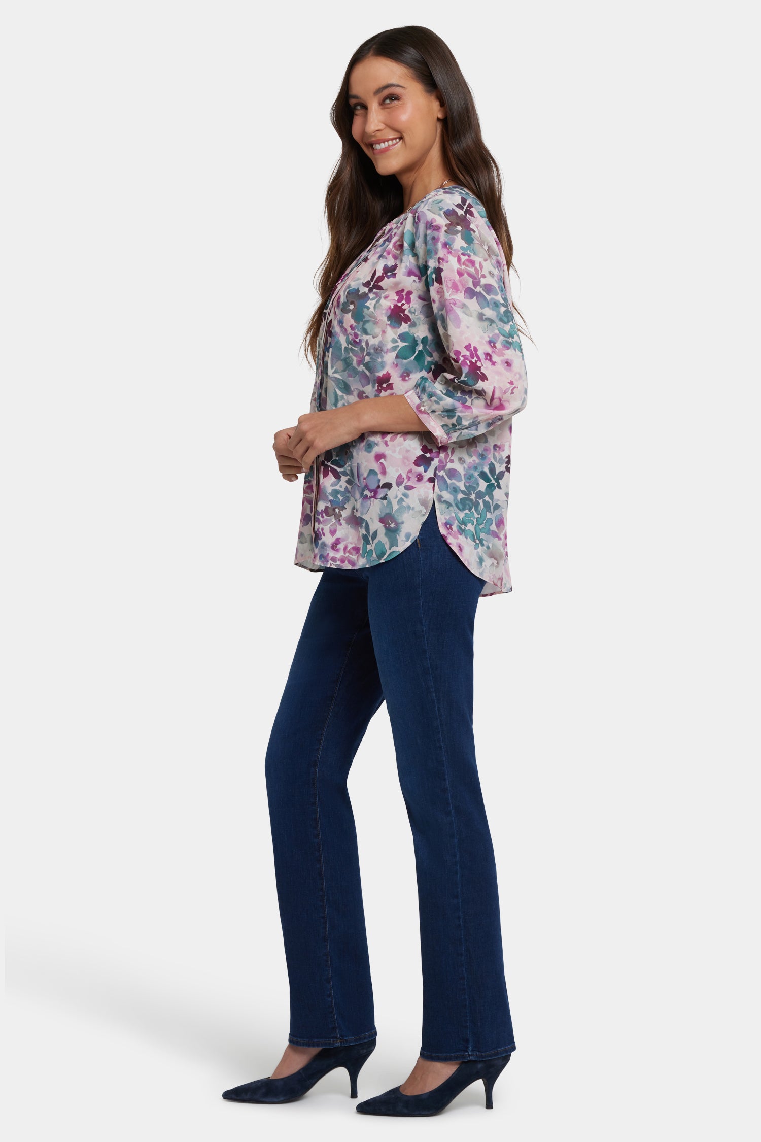 NYDJ Pintuck Blouse  - Le Marais