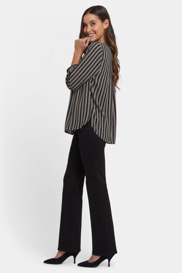 NYDJ Pintuck Blouse  - Benoit Stripe