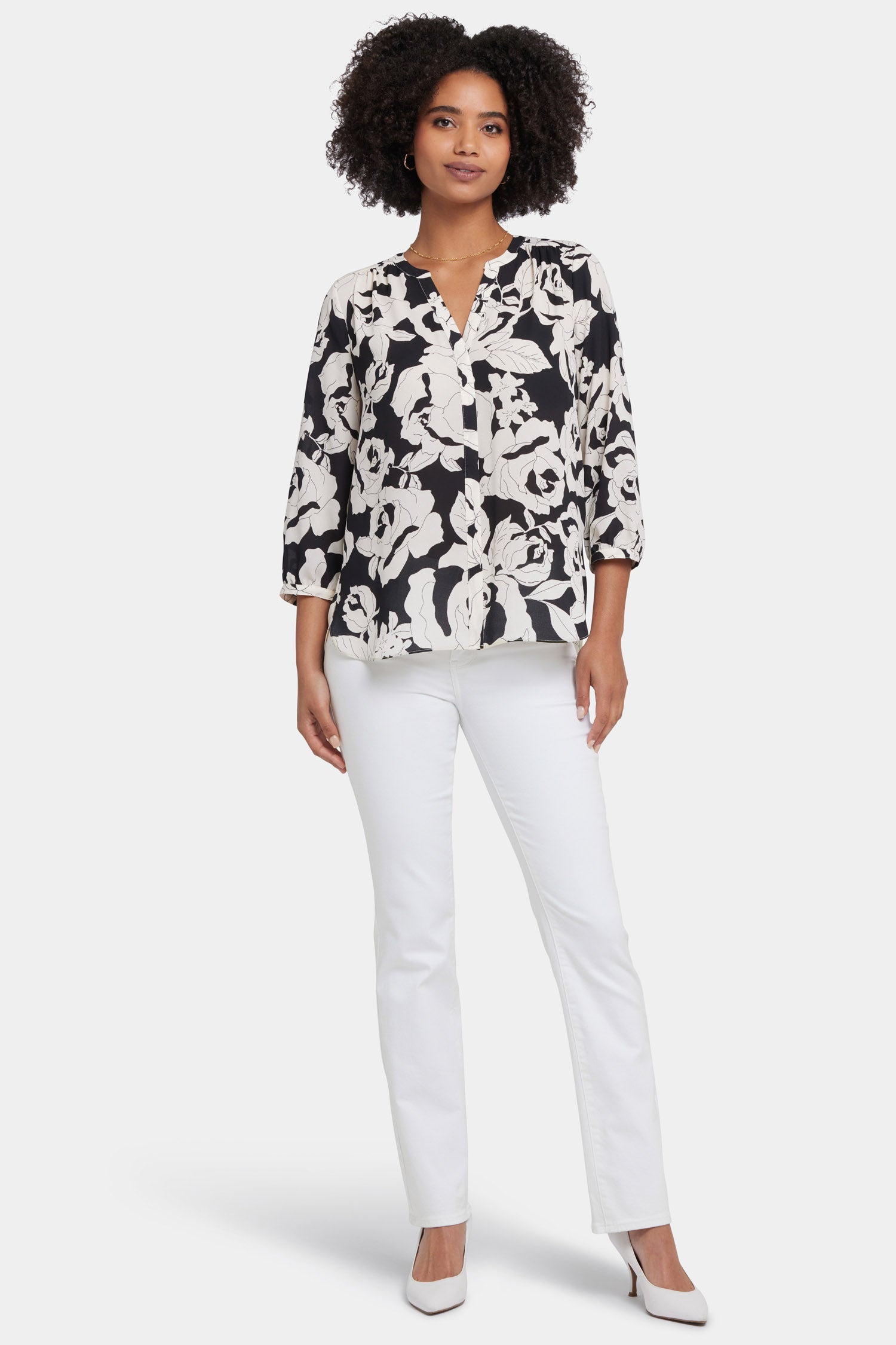 Pintuck Blouse - La Solana Multi | NYDJ