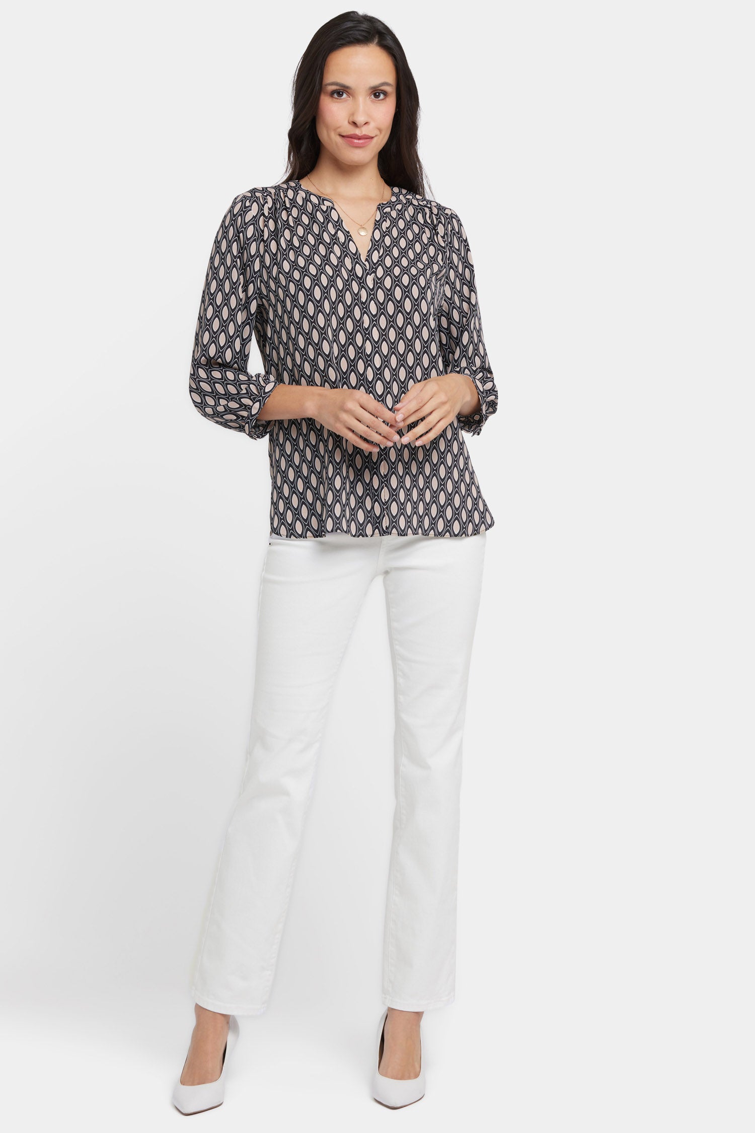 NYDJ Pintuck Blouse  - Roca Lissa