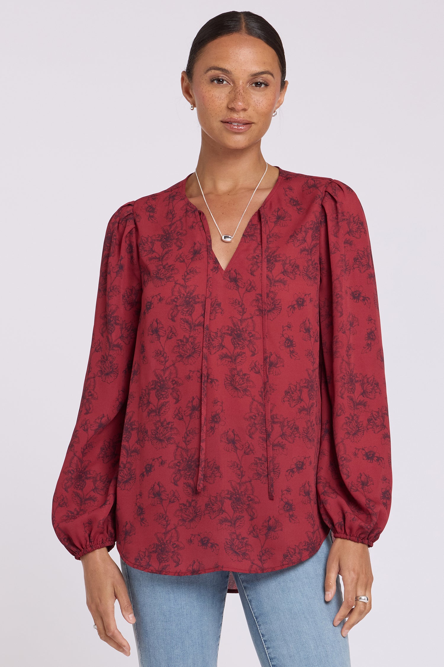 NYDJ Elsie Blouse  - Flora Botanica