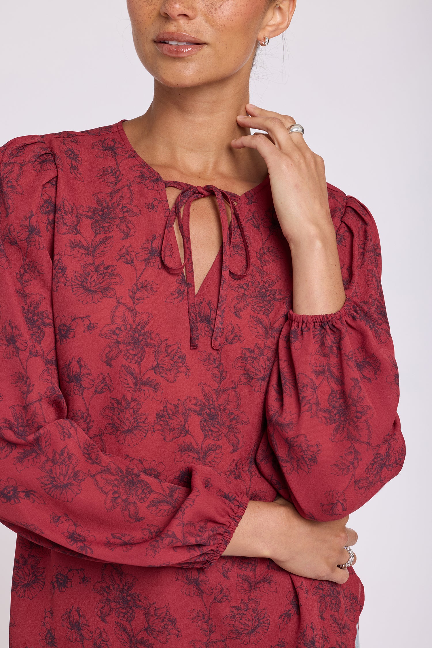 NYDJ Elsie Blouse  - Flora Botanica