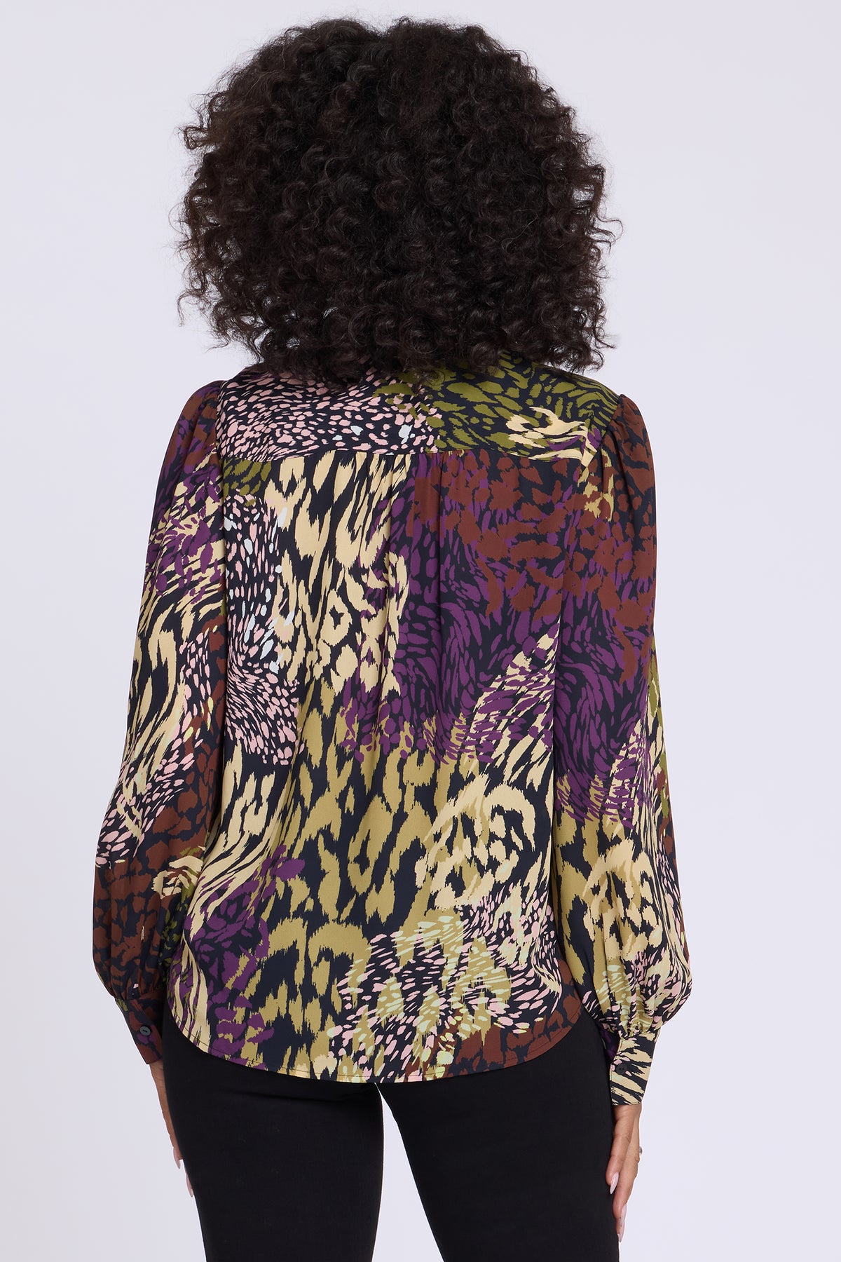 NYDJ Lyla Blouse  - Bengal Cat