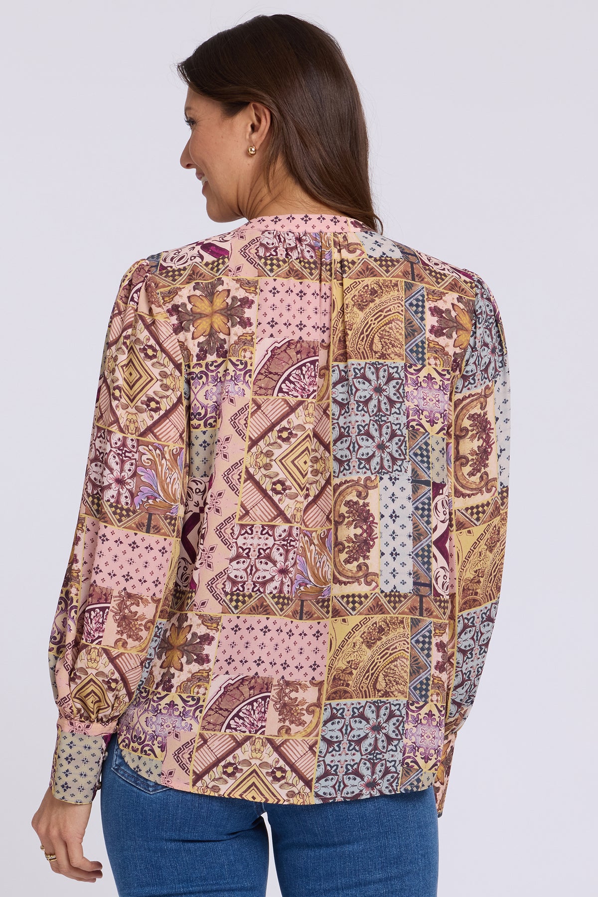 NYDJ Annie Blouse  - Siena Mosaic