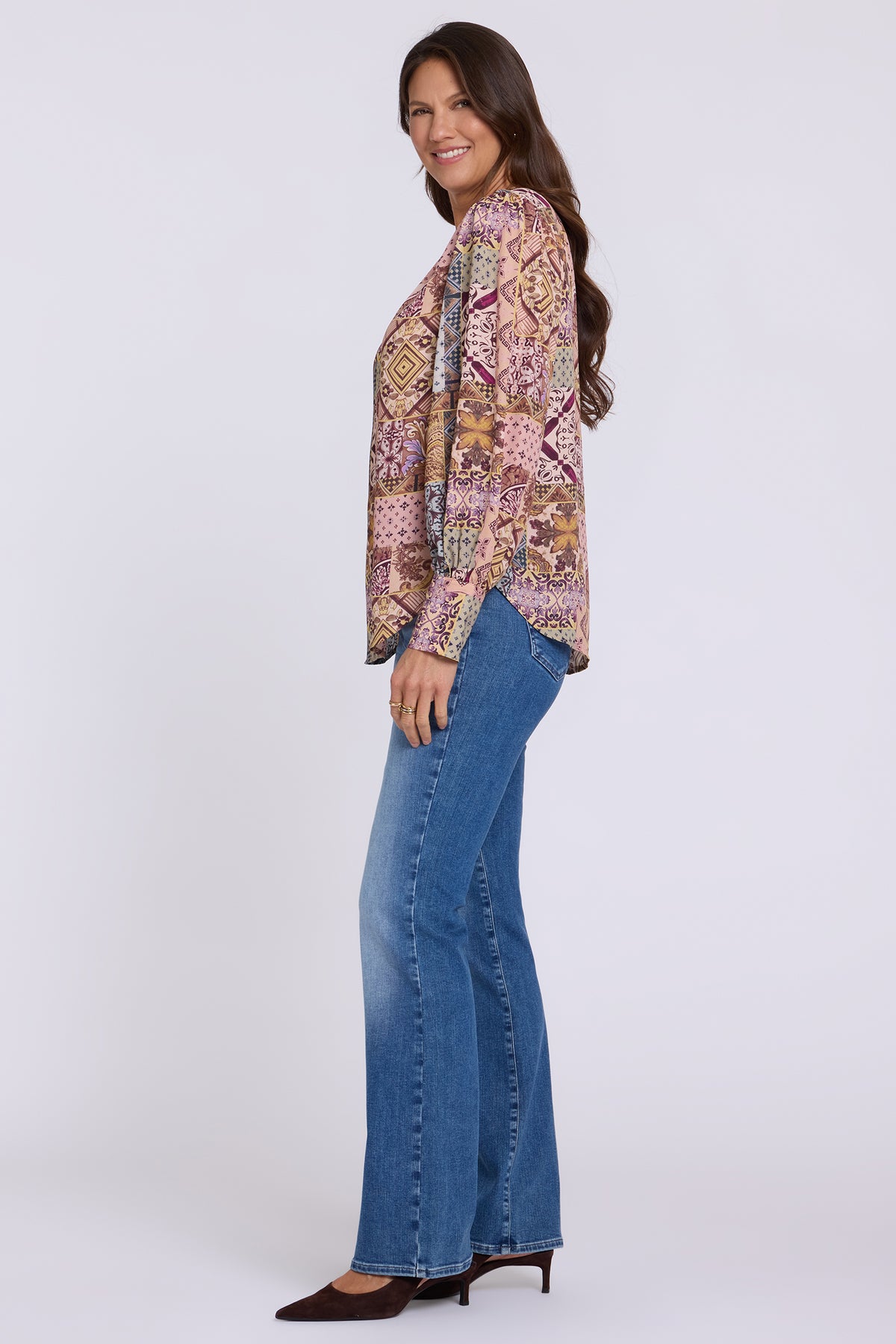NYDJ Annie Blouse  - Siena Mosaic