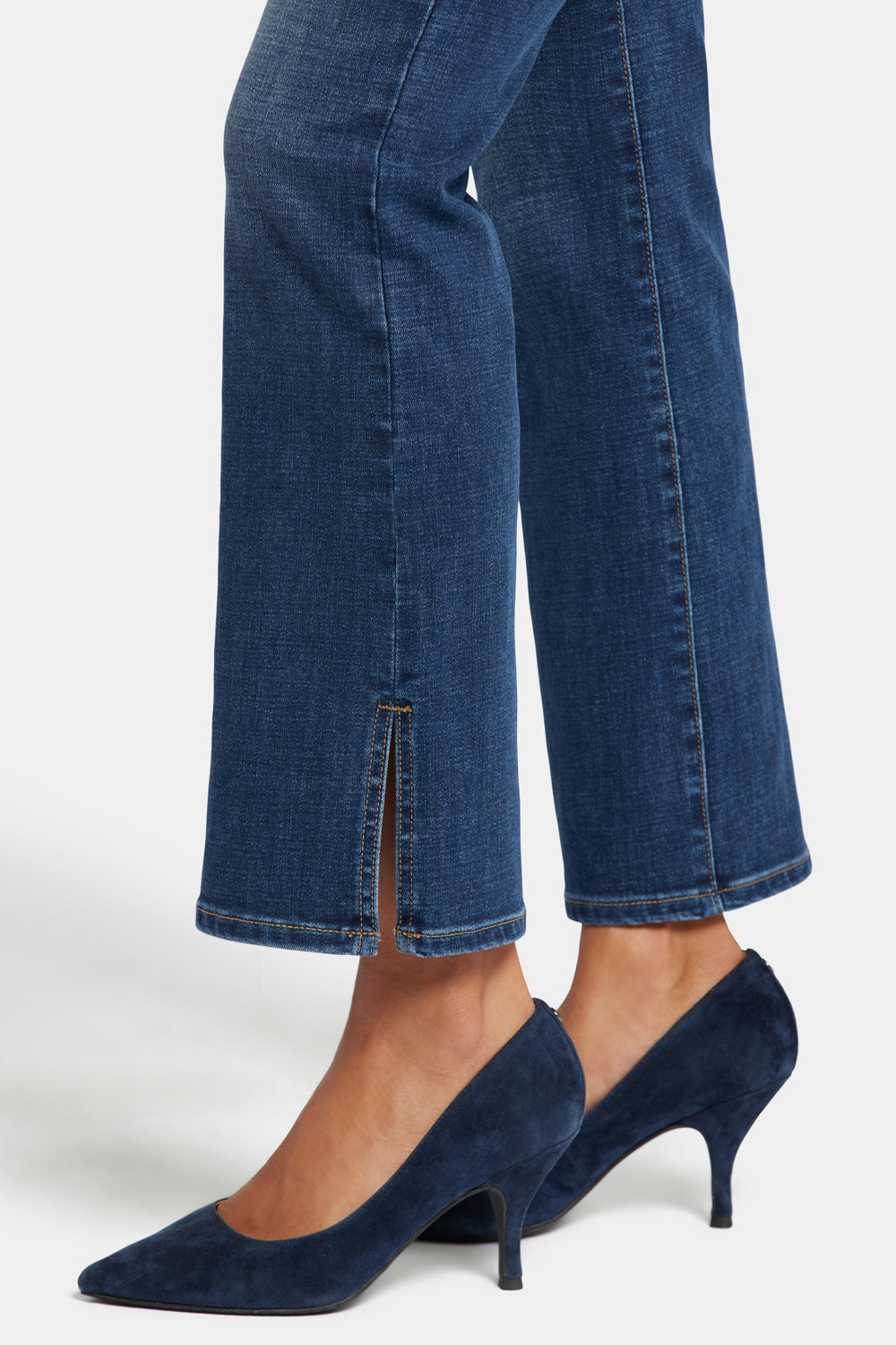 NYDJ Barbara Bootcut Jeans With Side Slits - Olympus