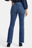 NYDJ Barbara Bootcut Jeans With Frayed Hems - Dark River