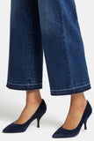 NYDJ Teresa Wide Leg Ankle Jeans With Released Hems - Moonlight