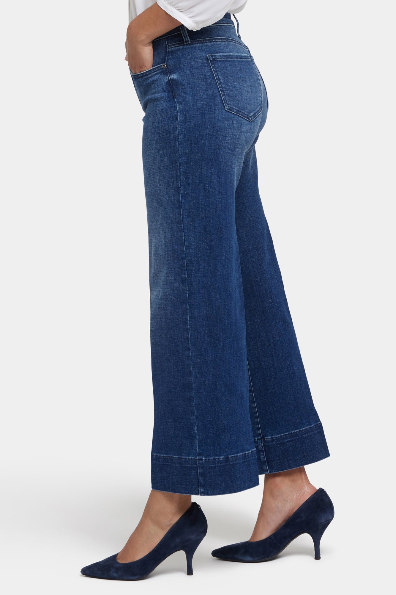 NYDJ Teresa Wide Leg Ankle Jeans With 3