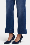 NYDJ Teresa Wide Leg Ankle Jeans With 3" Hems - Moonlight