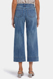 NYDJ Teresa Wide Leg Ankle Jeans With 3" Hems - Majorca Bay