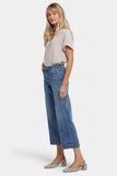 NYDJ Teresa Wide Leg Ankle Jeans With 3" Hems - Majorca Bay