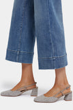 NYDJ Teresa Wide Leg Ankle Jeans With 3" Hems - Majorca Bay