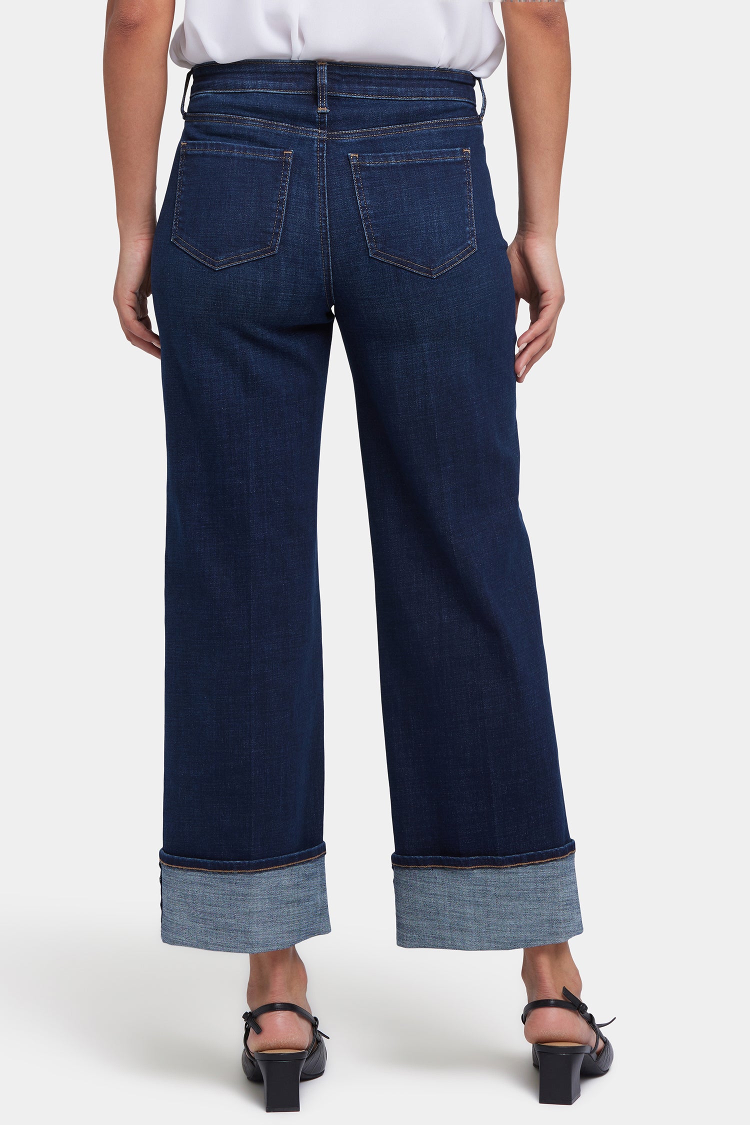 NYDJ Teresa Wide Leg Jeans  With High Rise, 28