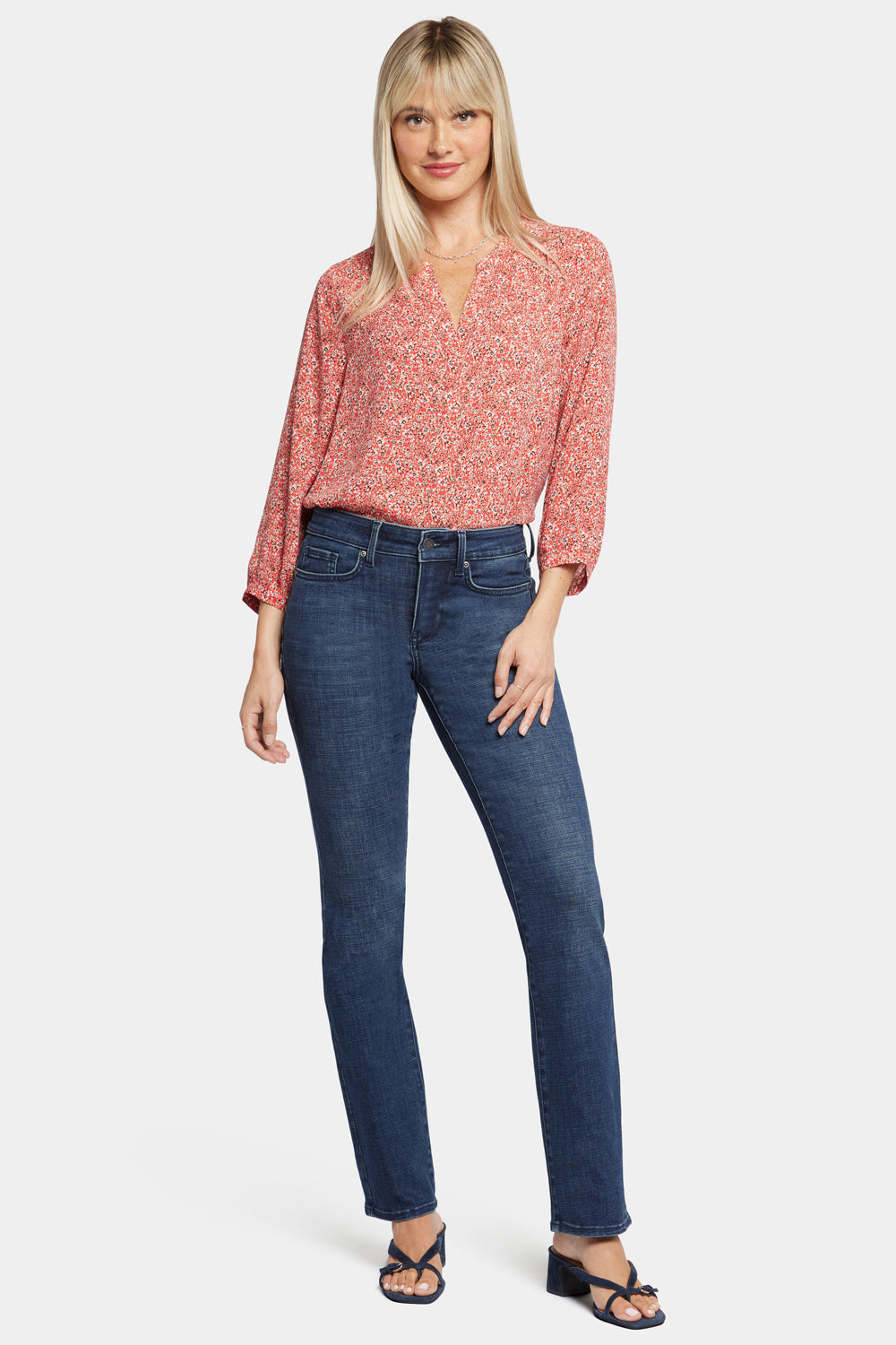 NYDJ Marilyn Straight Jeans  - Mesquite