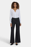 NYDJ Mia Palazzo Jeans With High Rise - Black Rinse