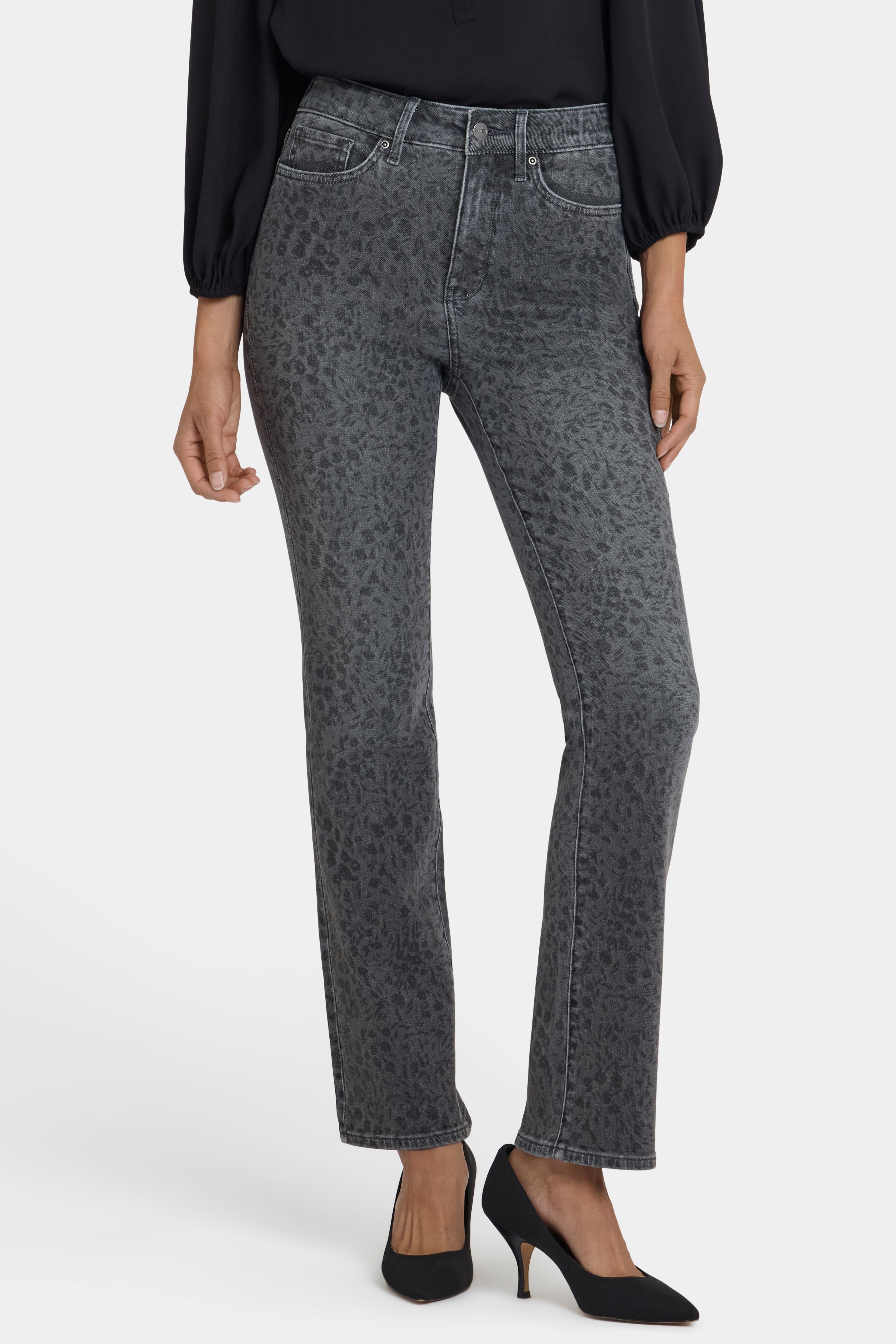 Marilyn Straight Jeans With High Rise And 31